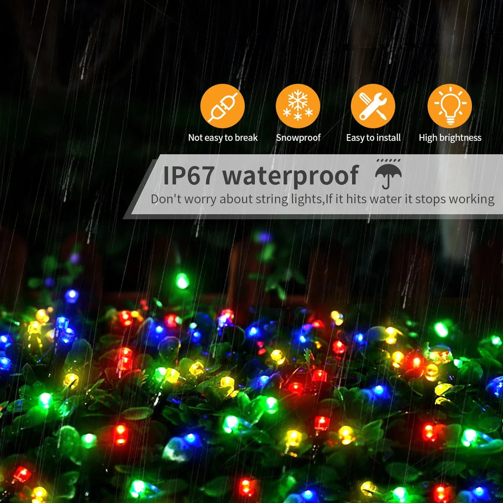 Solar Outdoor String Fairy Lights