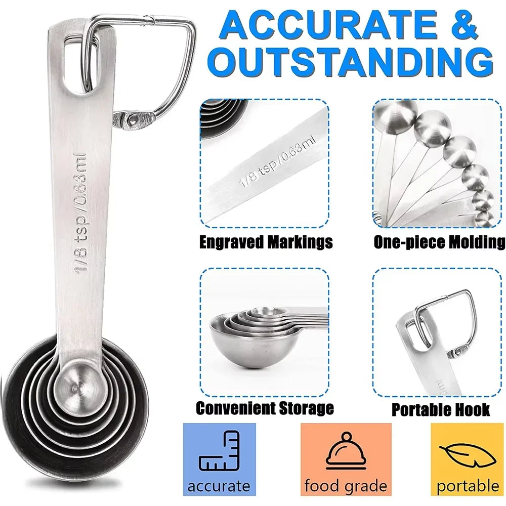 6Pcs Measuring Spoons Set