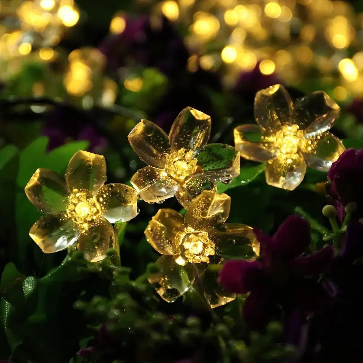 Solar Cherry Blossom Light Set