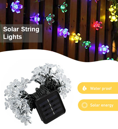 Cherry Blossom Solar Lights