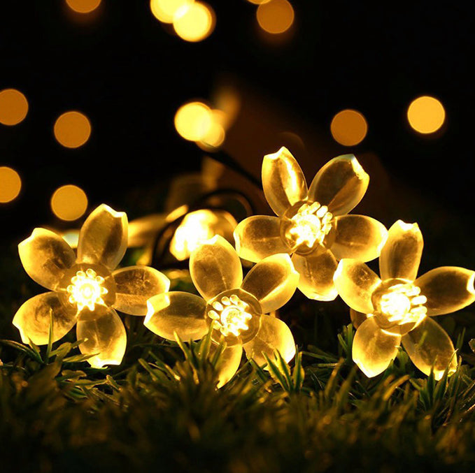 Cherry Blossom Solar Lights
