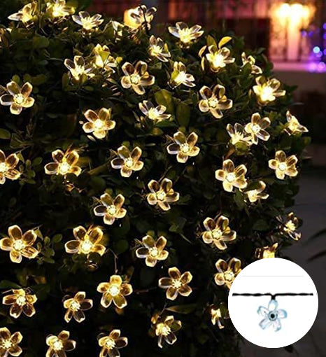 Cherry Blossom Solar Lights