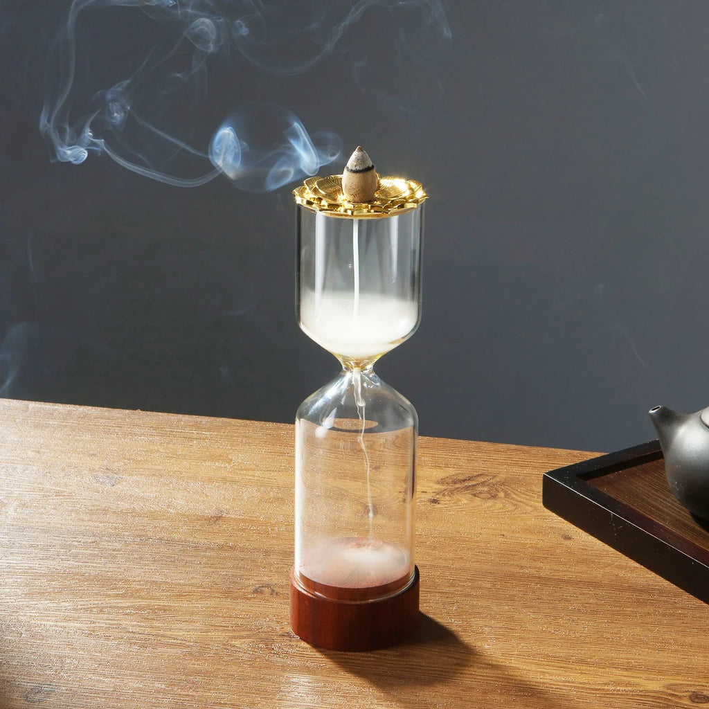 Hourglass Waterfall Incense Burner