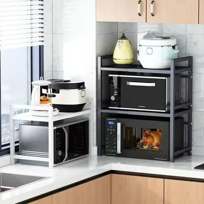 Space-Saving Microwave Rack