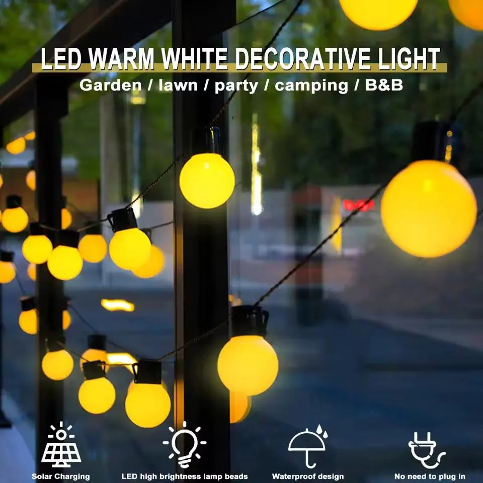 Solar Patio Light Strings