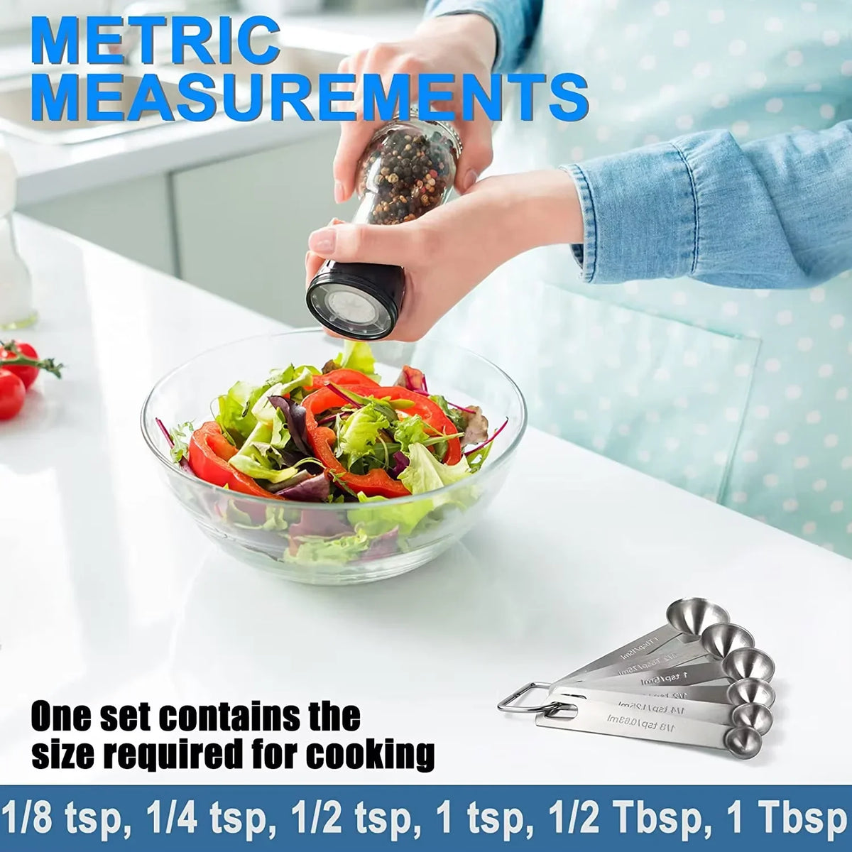 6Pcs Measuring Spoons Set