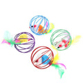 Feather, Bell And Mouse Cage Toy