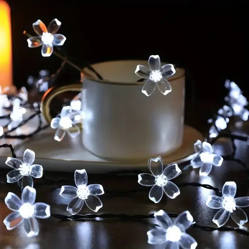 Solar Cherry Blossom Light Set