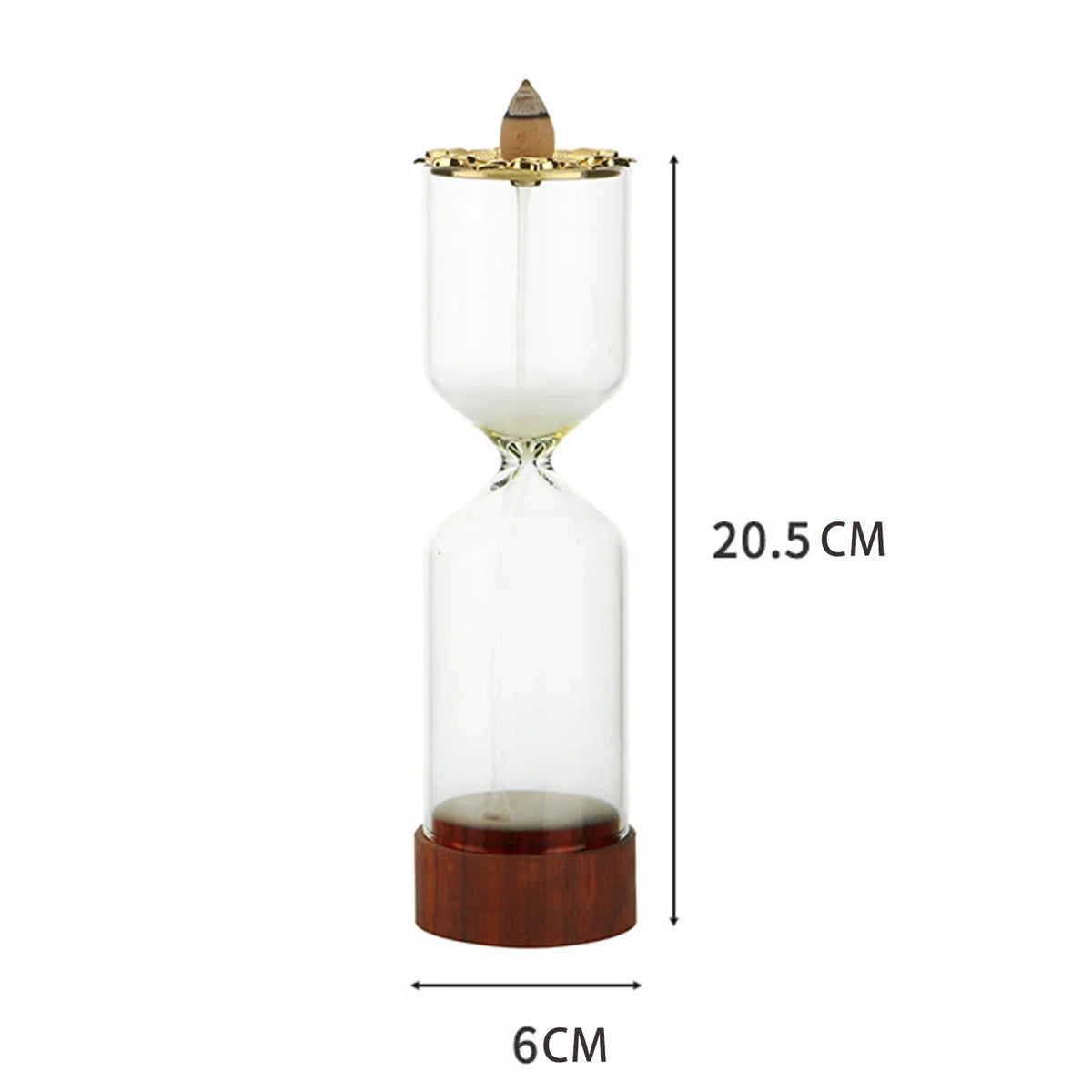 Hourglass Waterfall Incense Burner