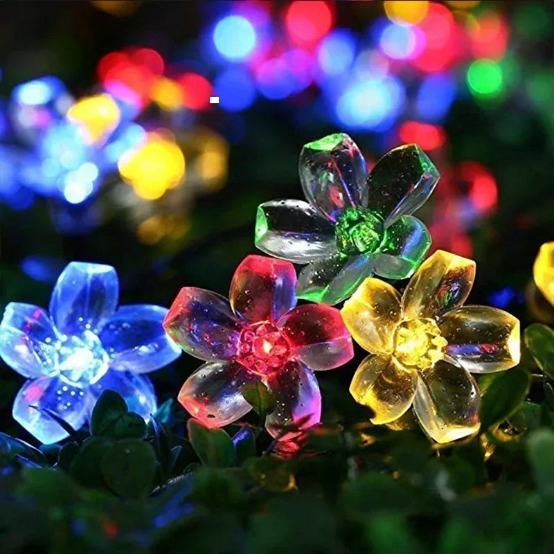 Solar Cherry Blossom Light Set