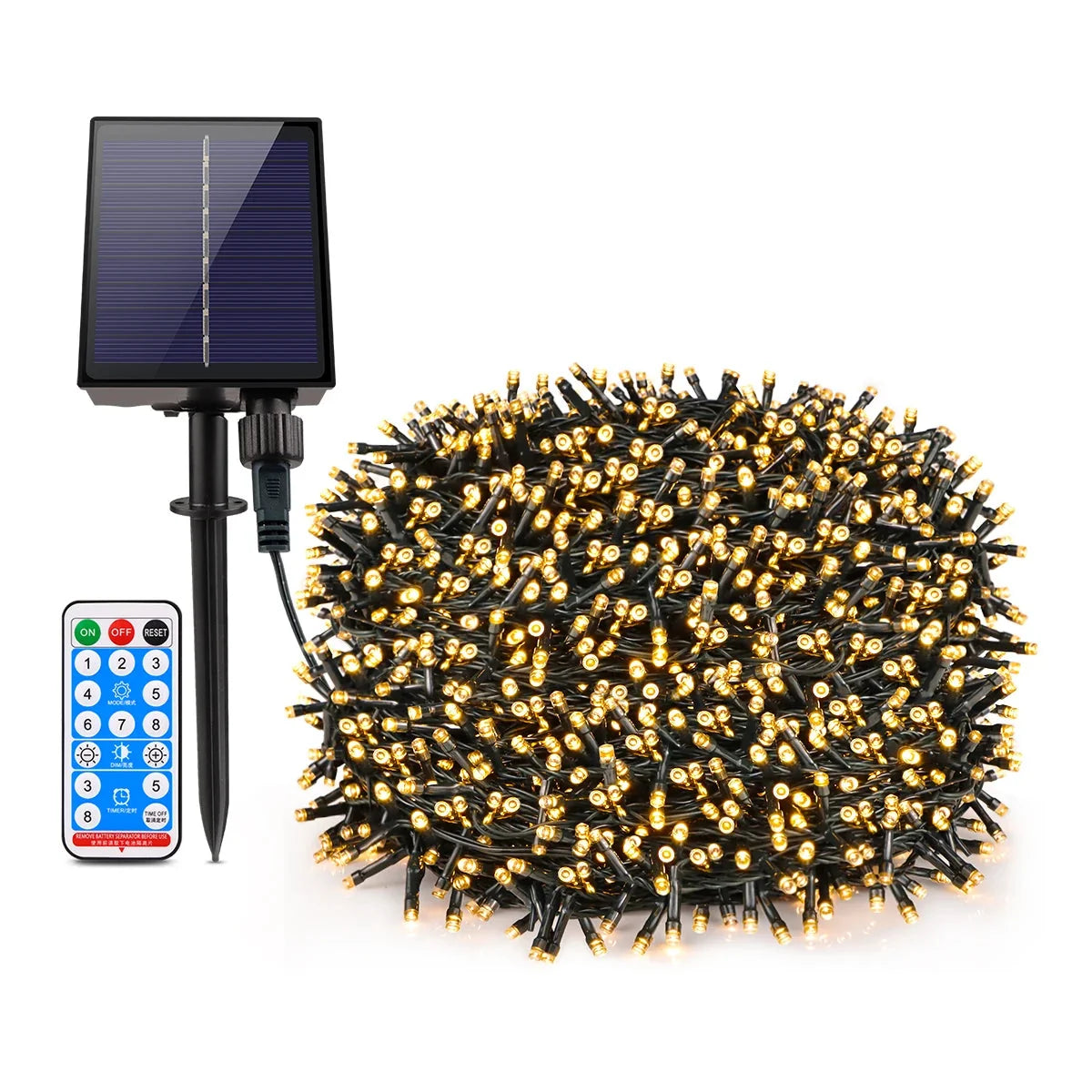 Solar Outdoor String Fairy Lights