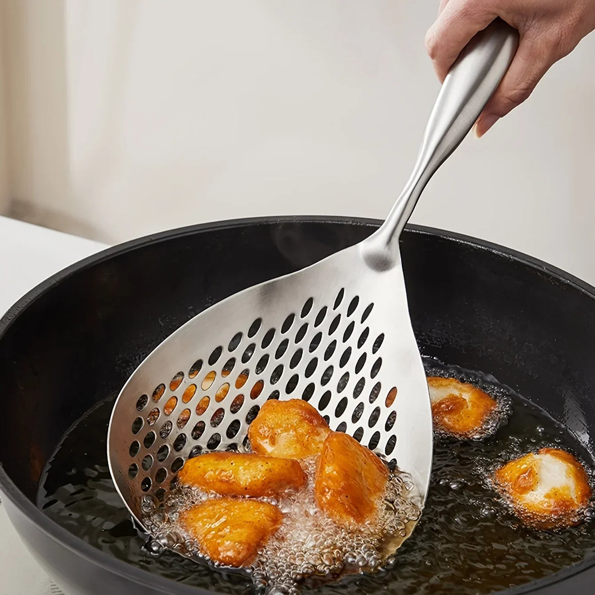 Stainless Steel Skimmer Spoon