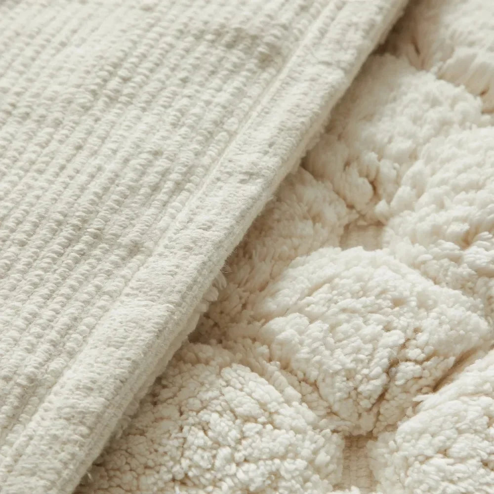 Ivory 2-Piece Bath Rug Set