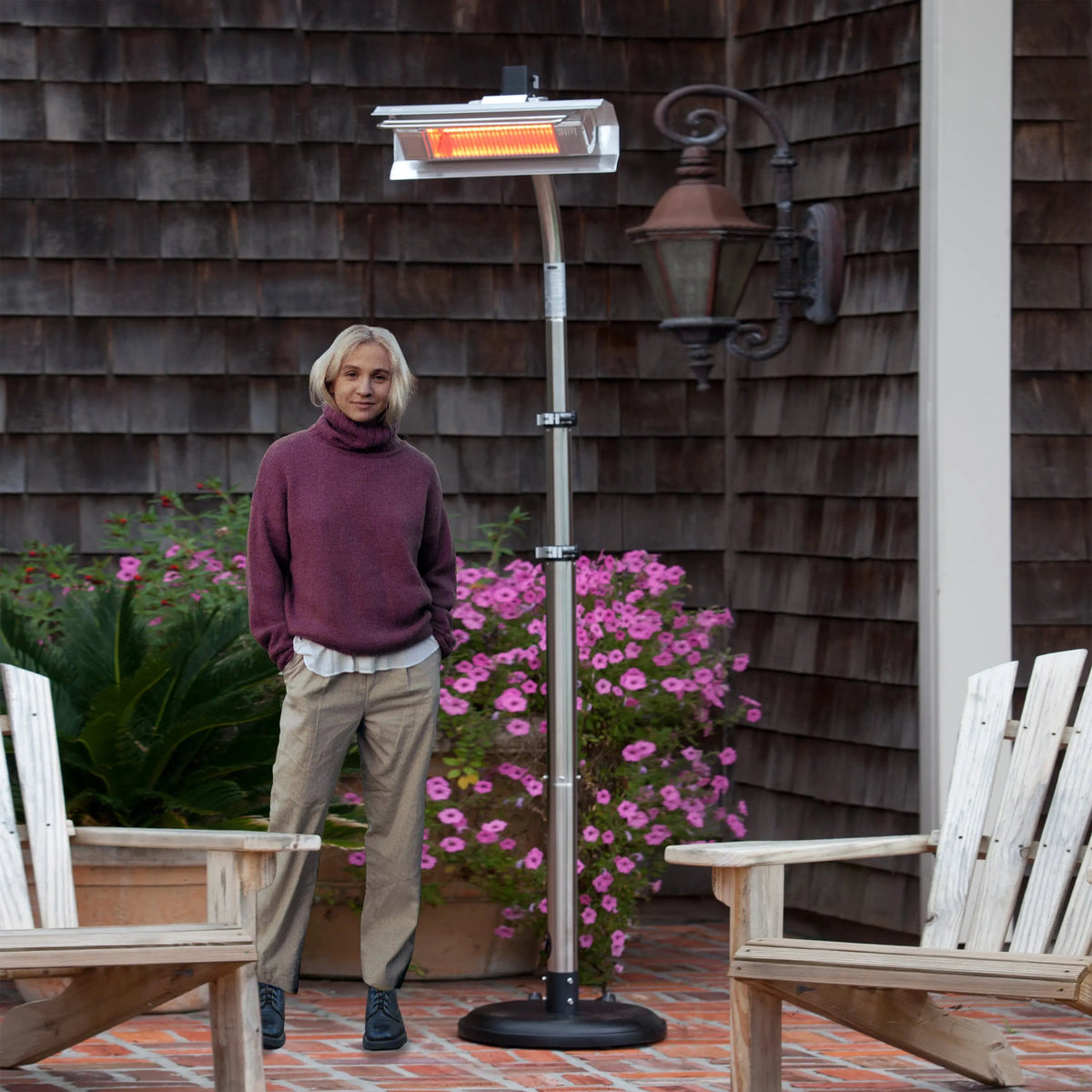 SS Telescoping Infrared Patio Heater