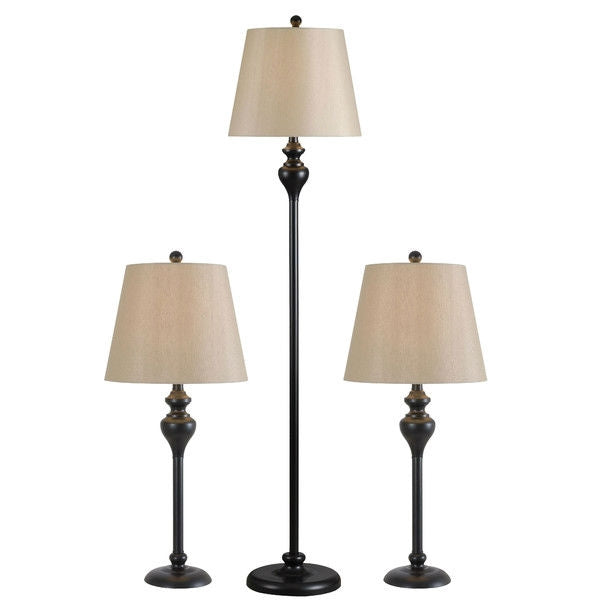 3-Pc. Floor/Table/Desk Lamp