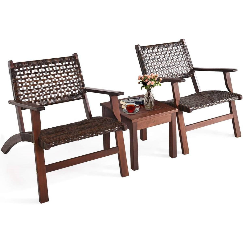 3-Pc. Patio Table/Chairs Set