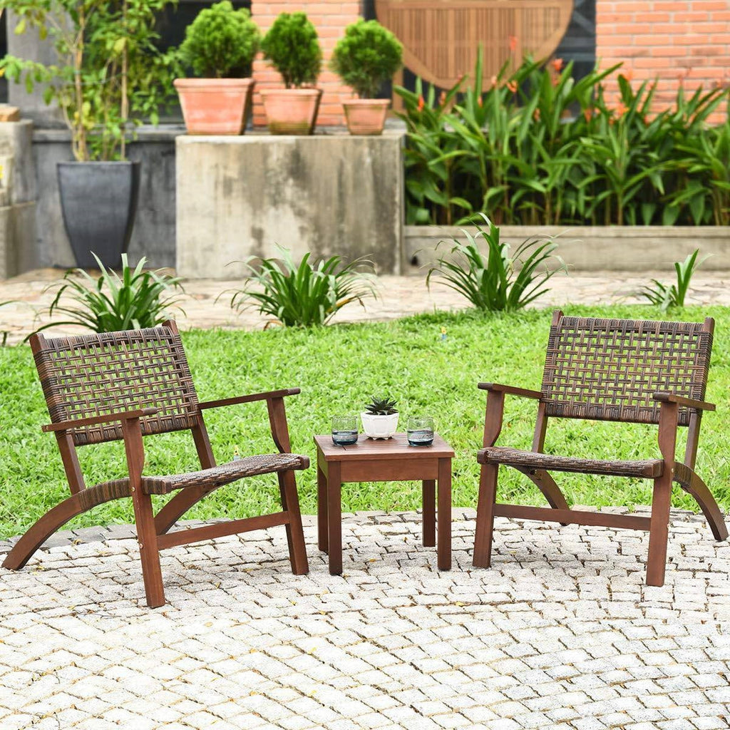 3-Pc. Patio Table/Chairs Set