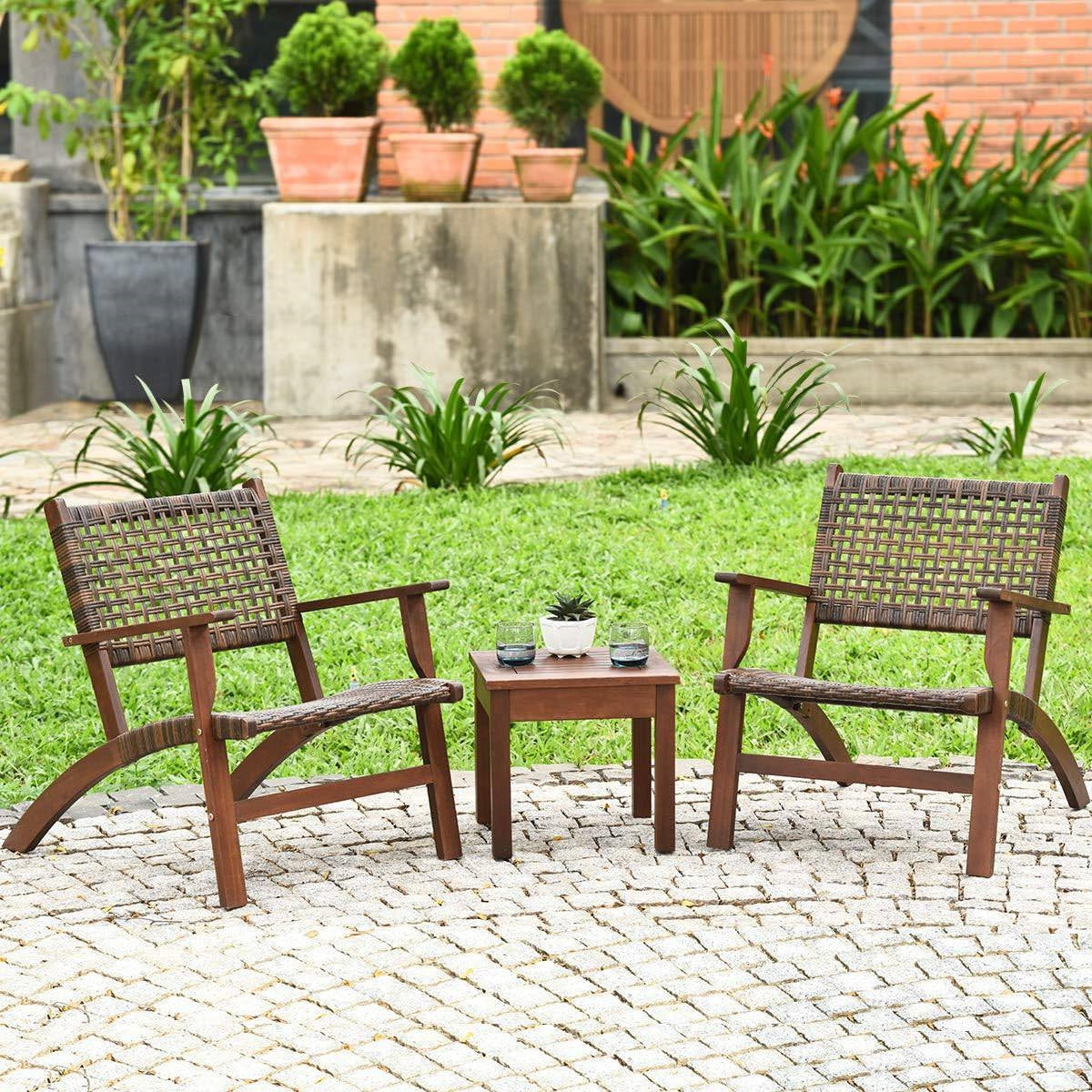 3-Pc. Patio Table/Chairs Set