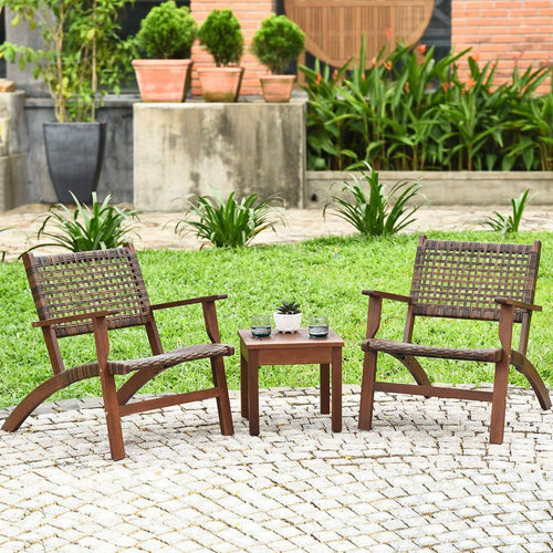 3-Pc. Patio Table/Chairs Set
