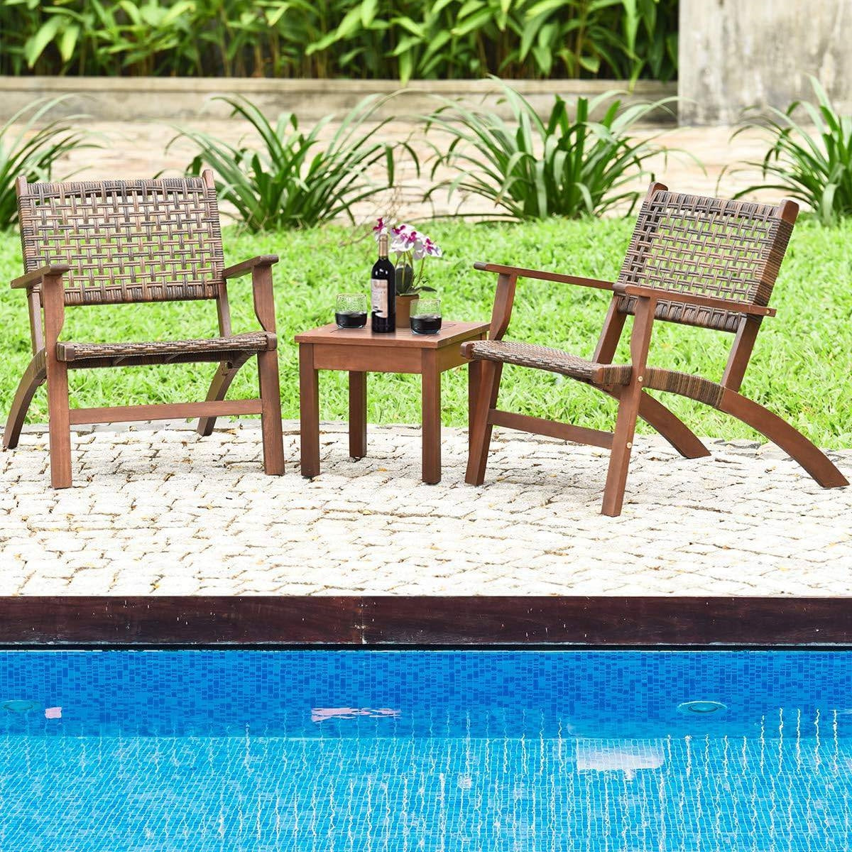 3-Pc. Patio Table/Chairs Set