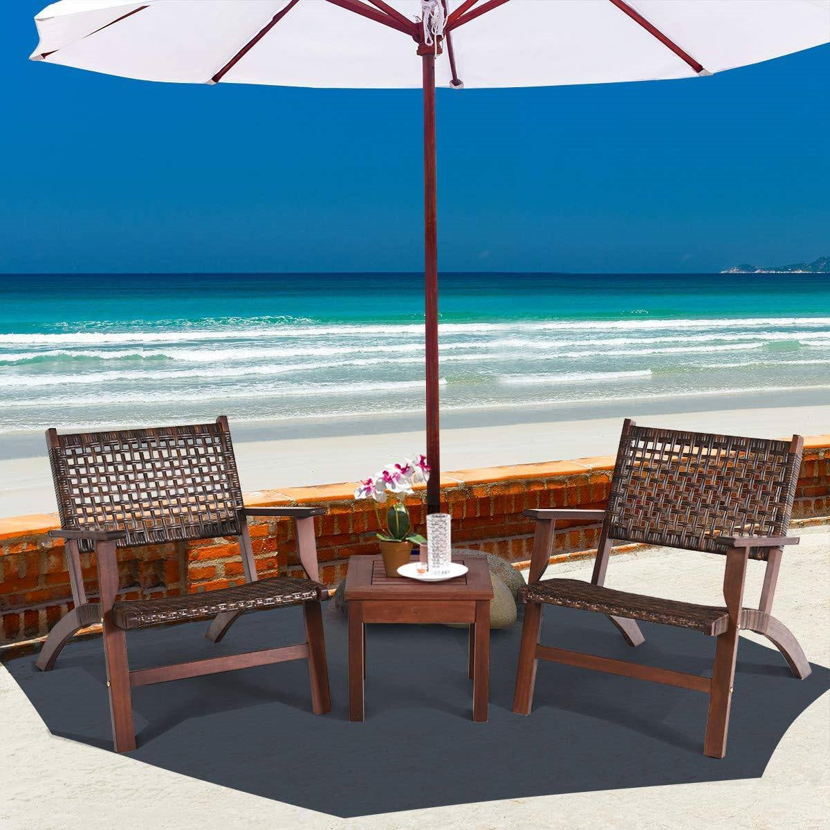 3-Pc. Patio Table/Chairs Set
