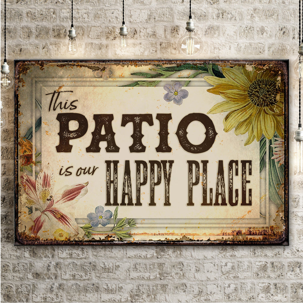 Our Happy Place Sign