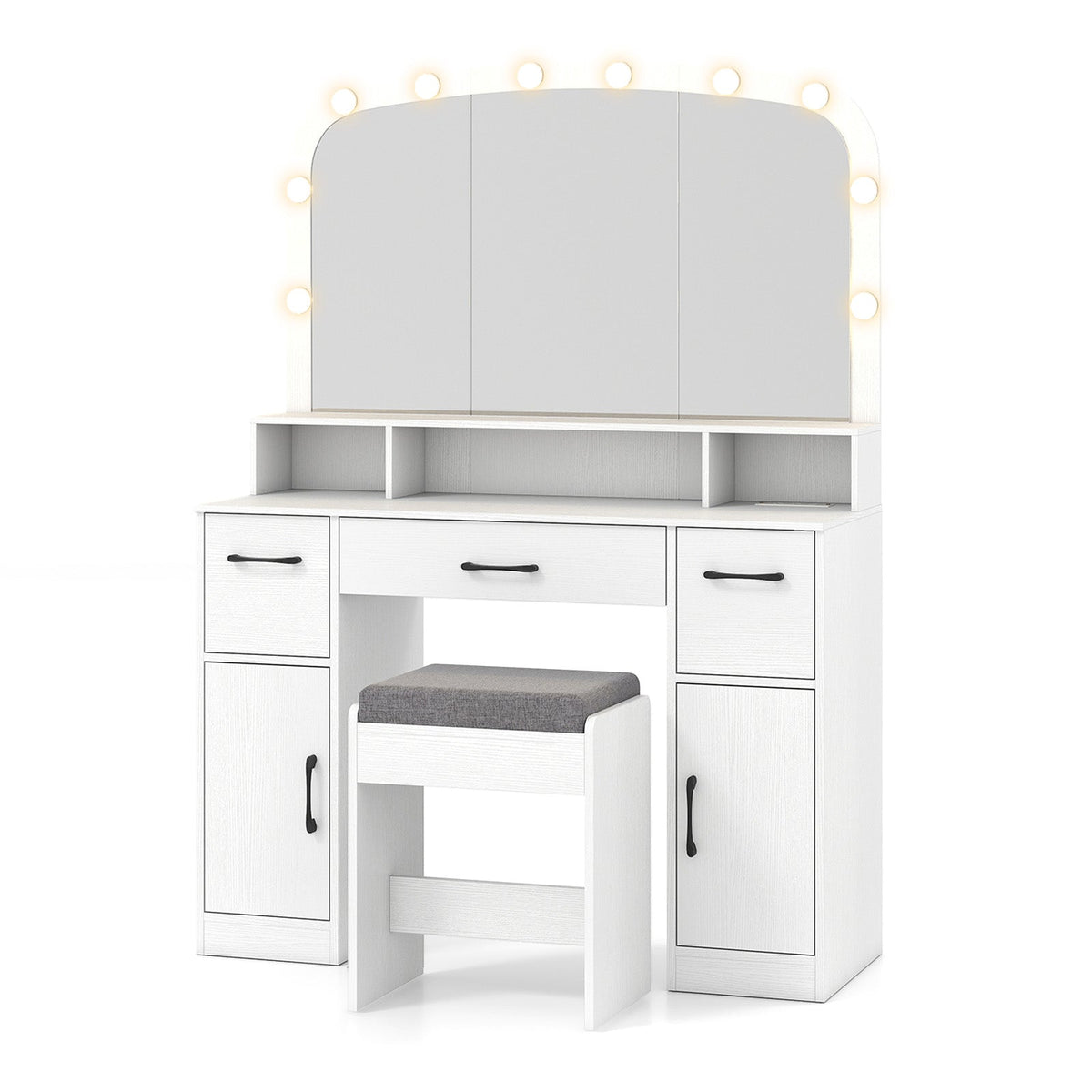 Lighted Makeup Table/Stool