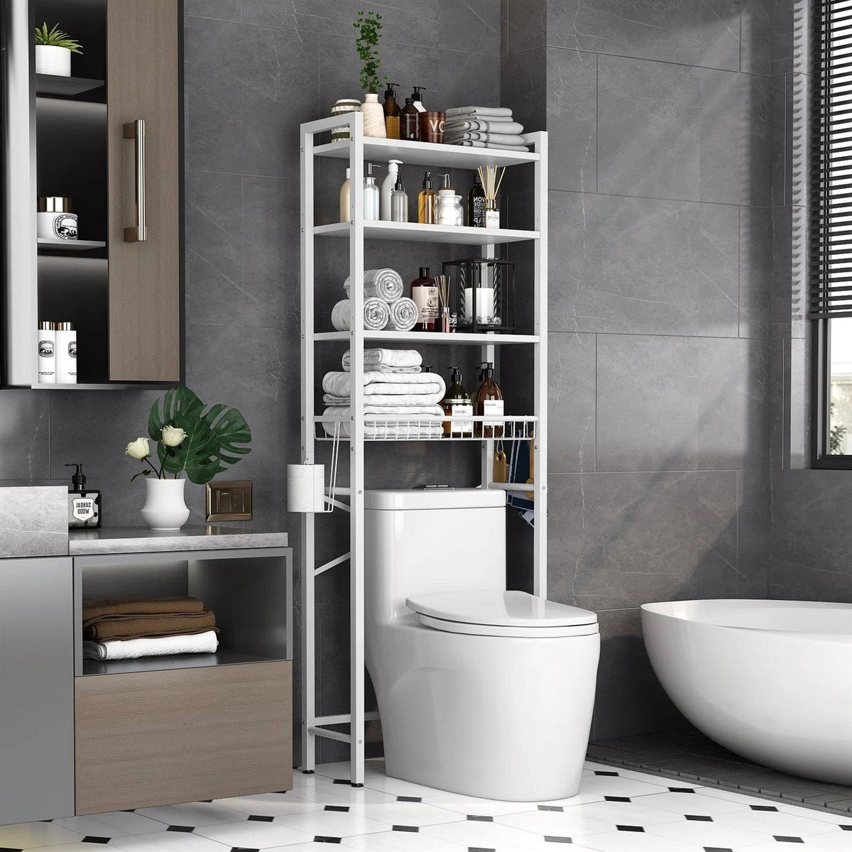 Over the Toilet Storage