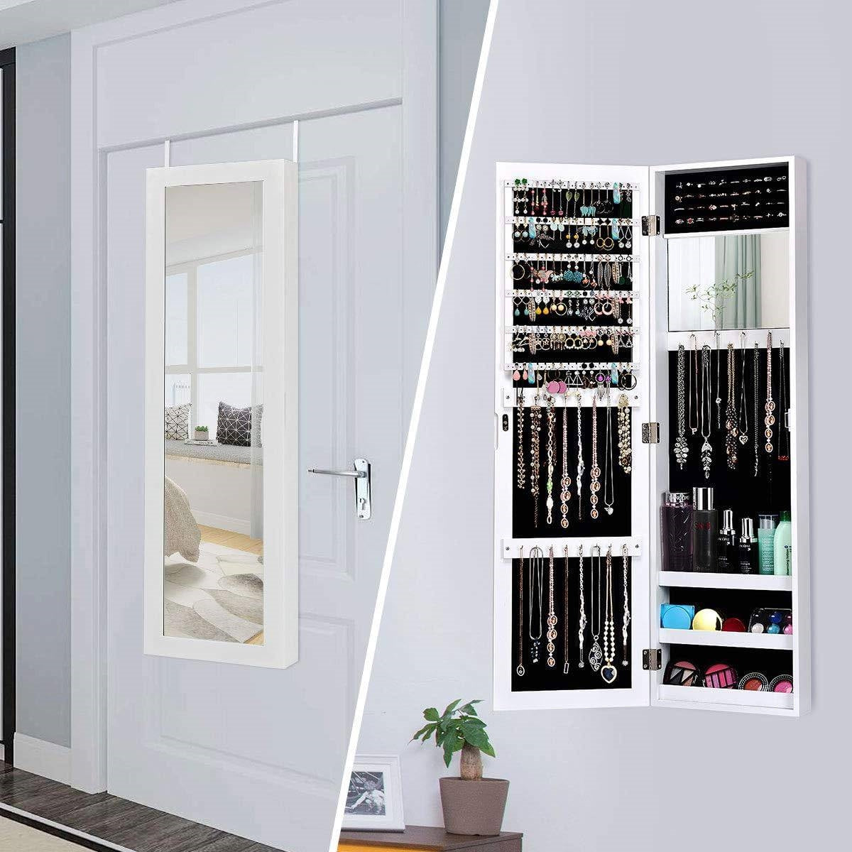 Jewelry Box In Hanging Mirror
