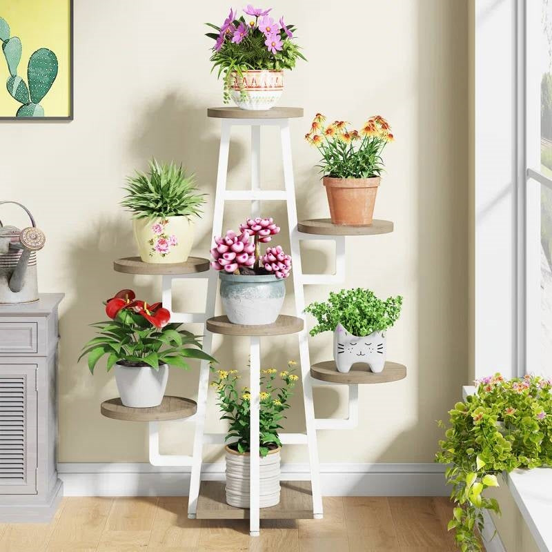 Multi-Tier Metal Plant Stand
