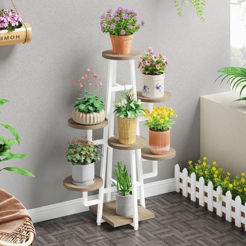 Multi-Tier Metal Plant Stand