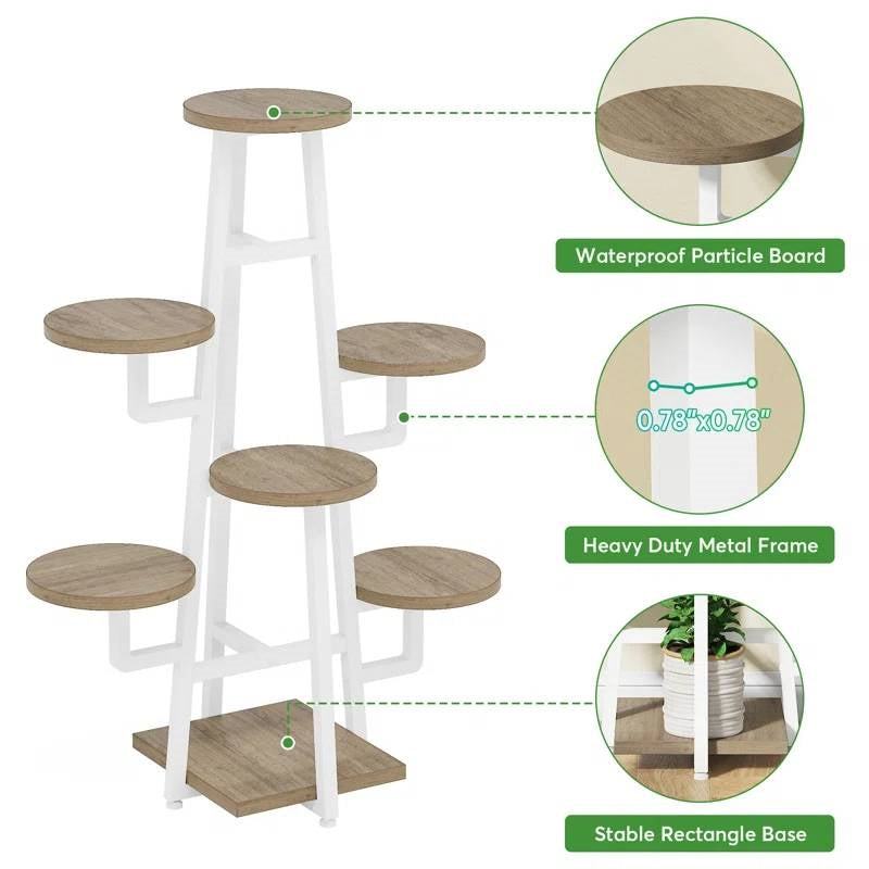 Multi-Tier Metal Plant Stand