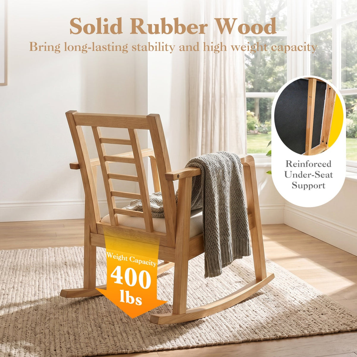 Wooden Rocking Chair