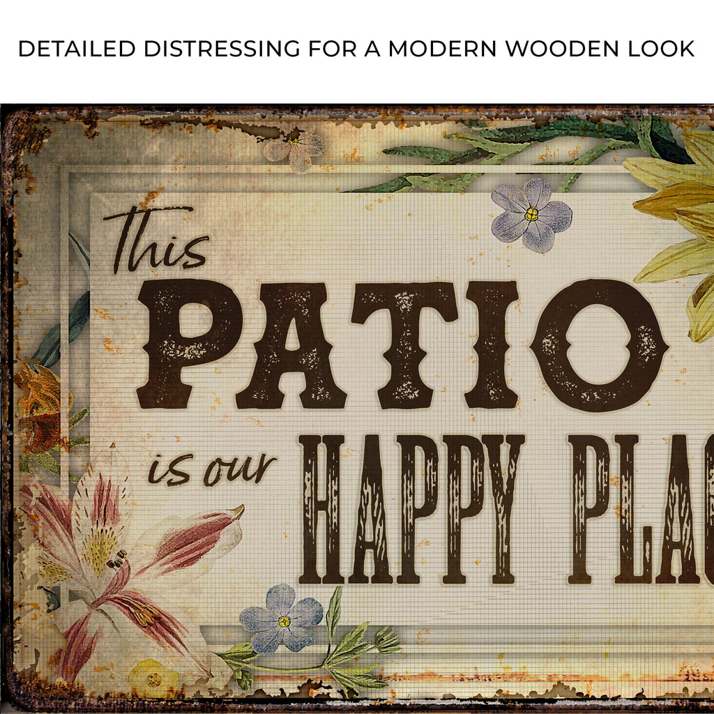 Our Happy Place Sign