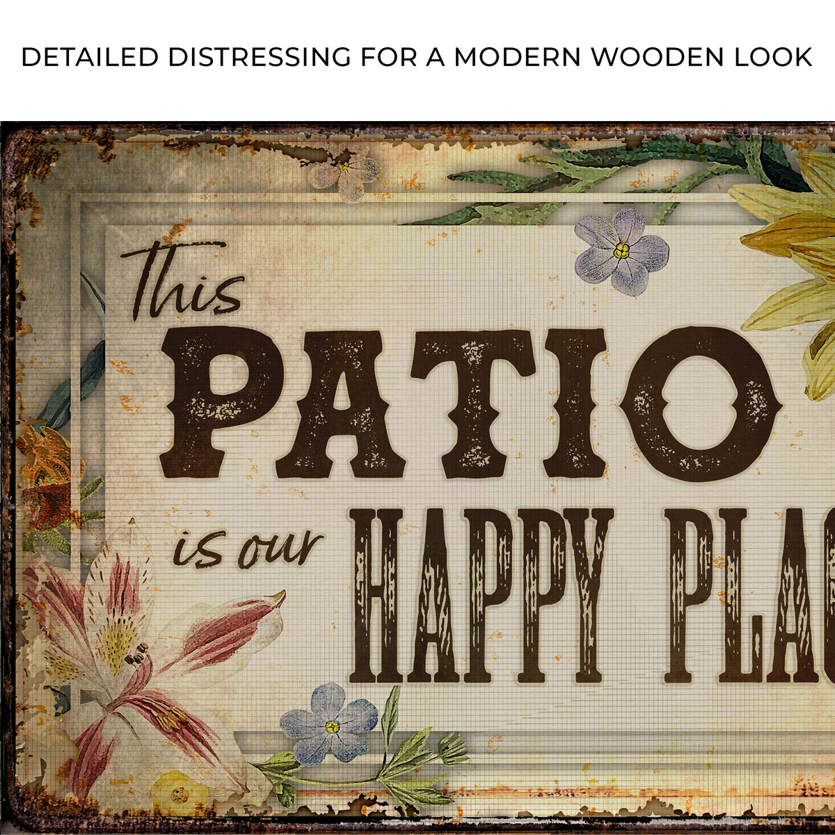 Our Happy Place Sign