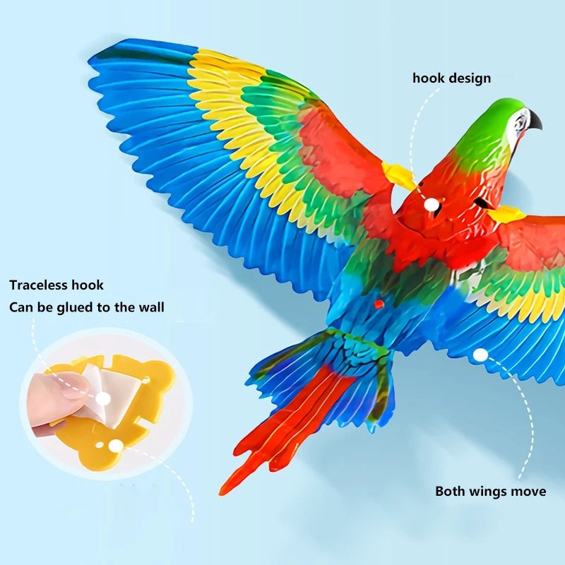 Interactive Hanging Flying Eagle