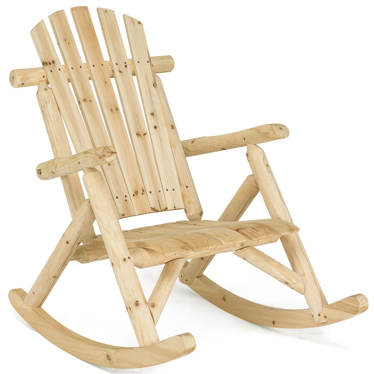 Wood Patio Rocking Chair