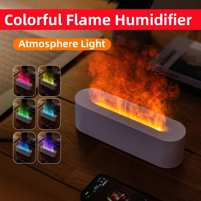 Cool Mist Flame Aroma Diffuser