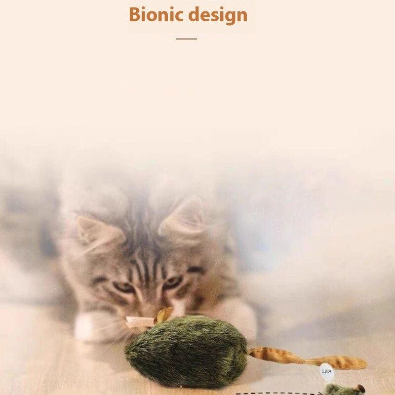 Little Mouse Cat Toy With Sound
