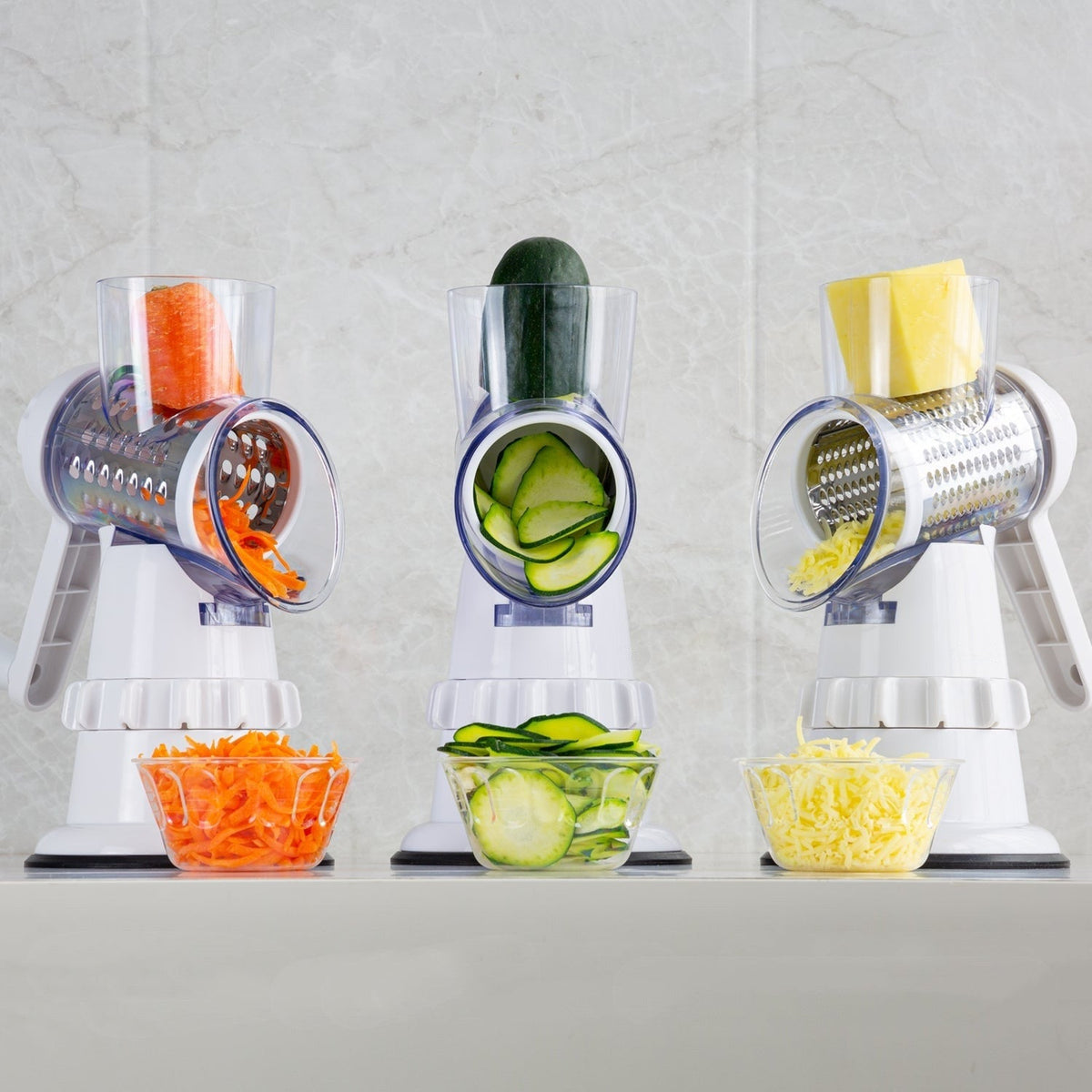 3 In 1 Vegetable Grater, Shredder
