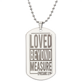 Ephesians 3:19 Dog Tag Necklace