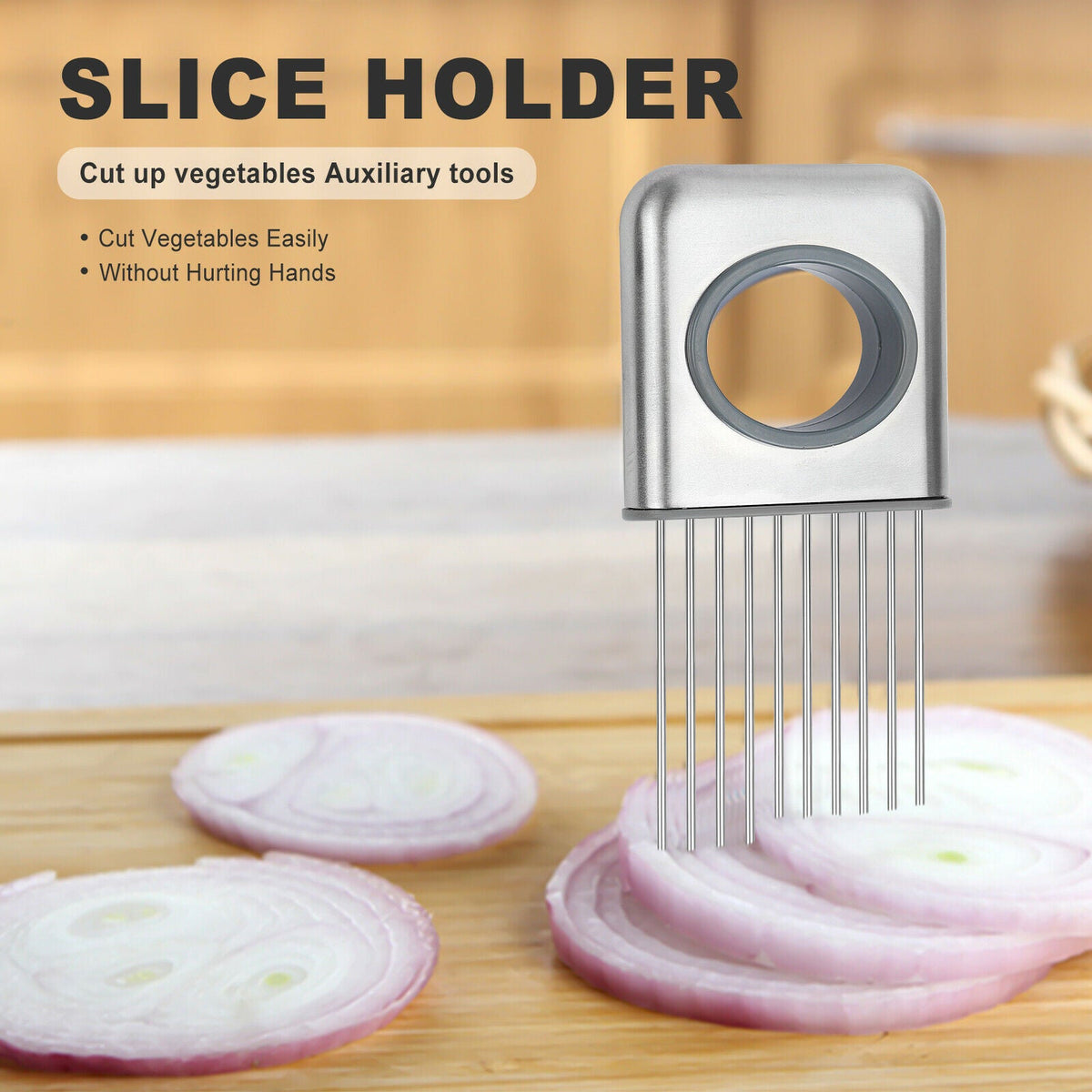 Vegetable Holder For Slicing
