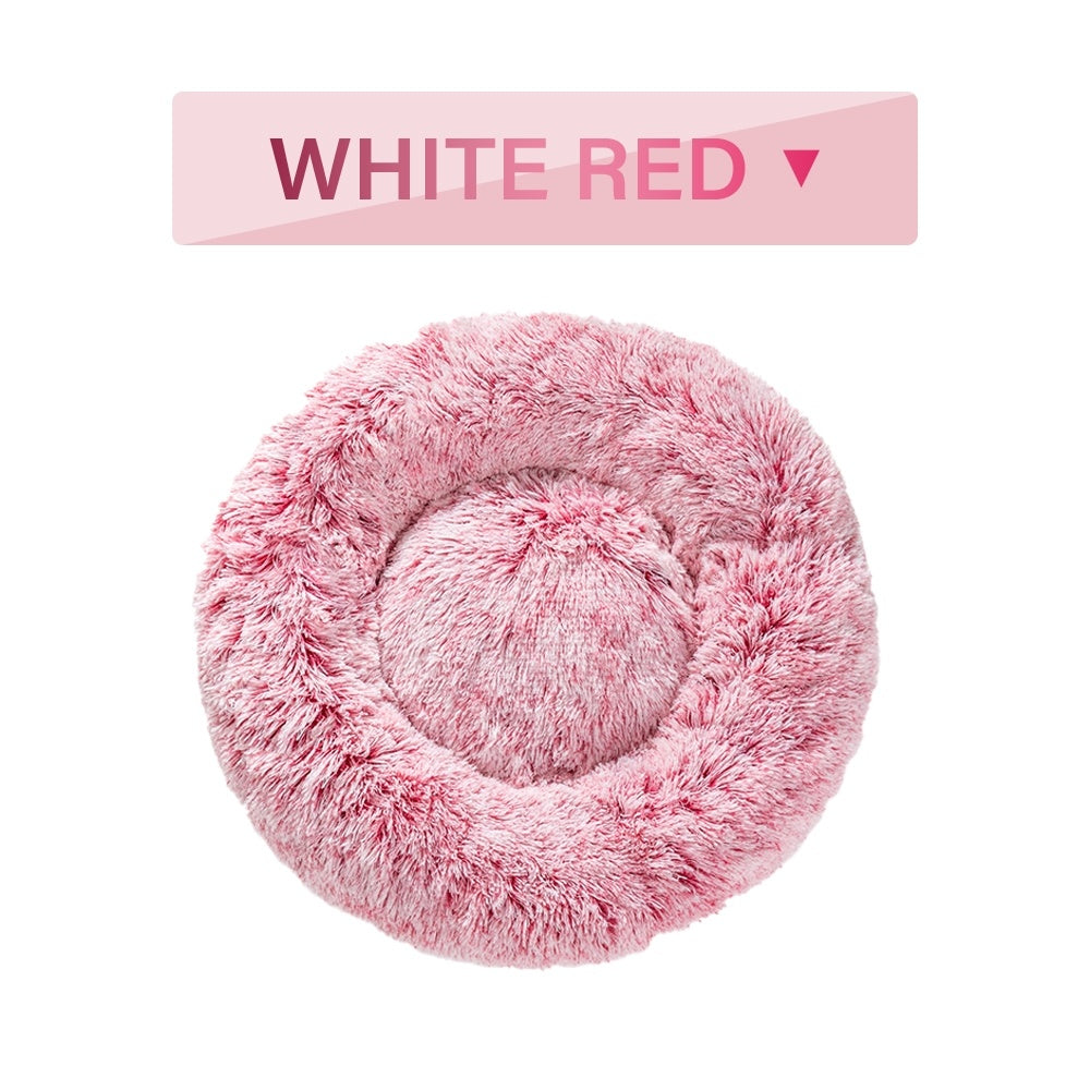 Warm Fluffy Donut Dog/Cat Bed