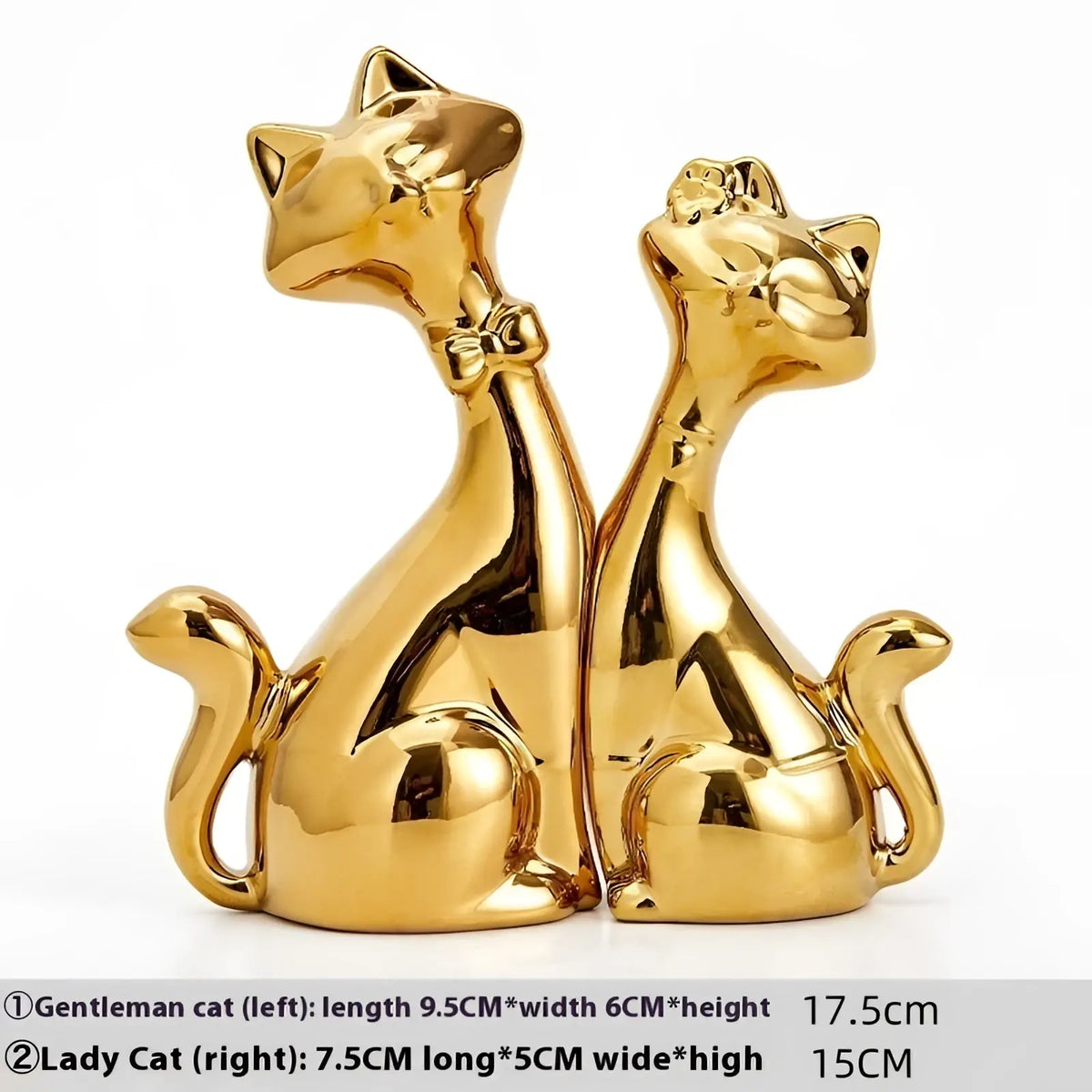 Ceramic Cat Figurines