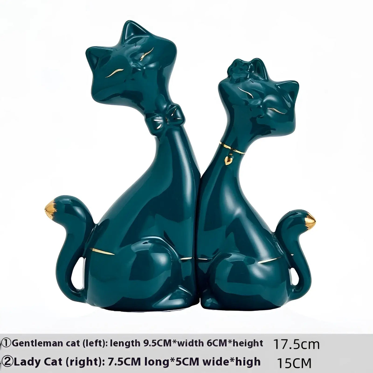Ceramic Cat Figurines