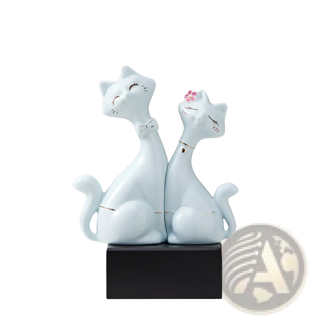 Ceramic Cat Figurines