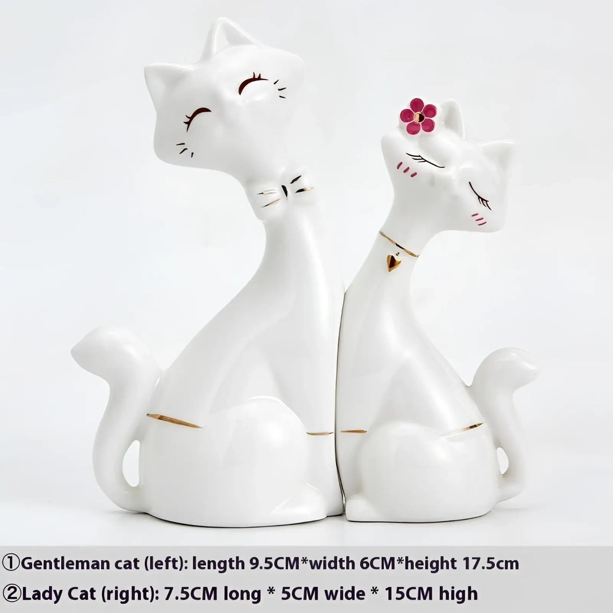 Ceramic Cat Figurines