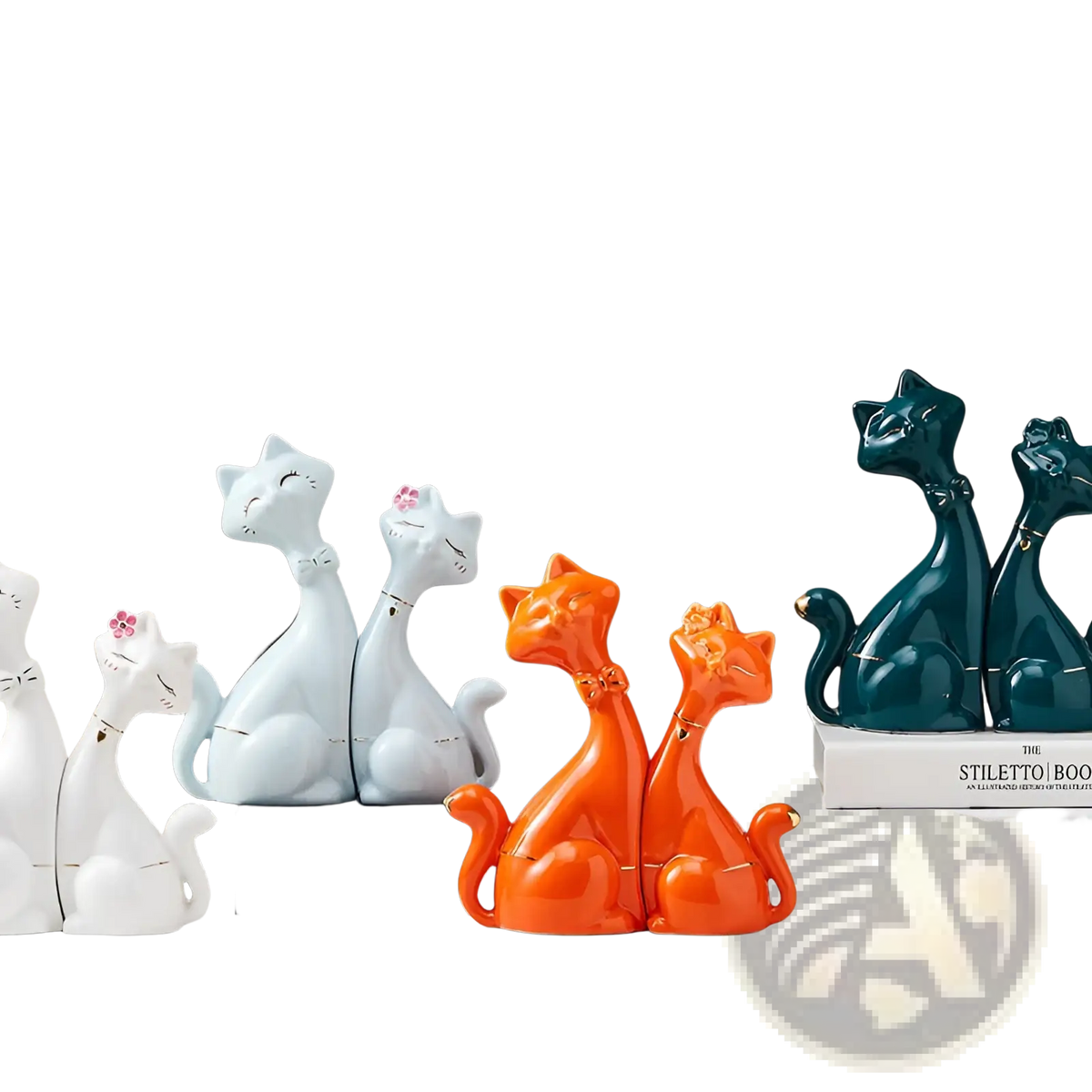 Ceramic Cat Figurines