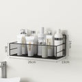 No Drill Bathroom Shelf