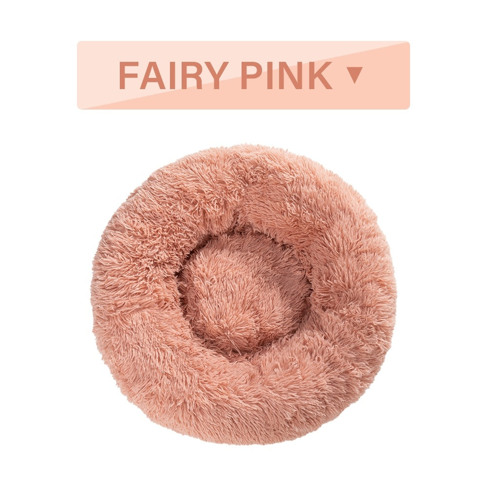 Warm Fluffy Donut Dog/Cat Bed